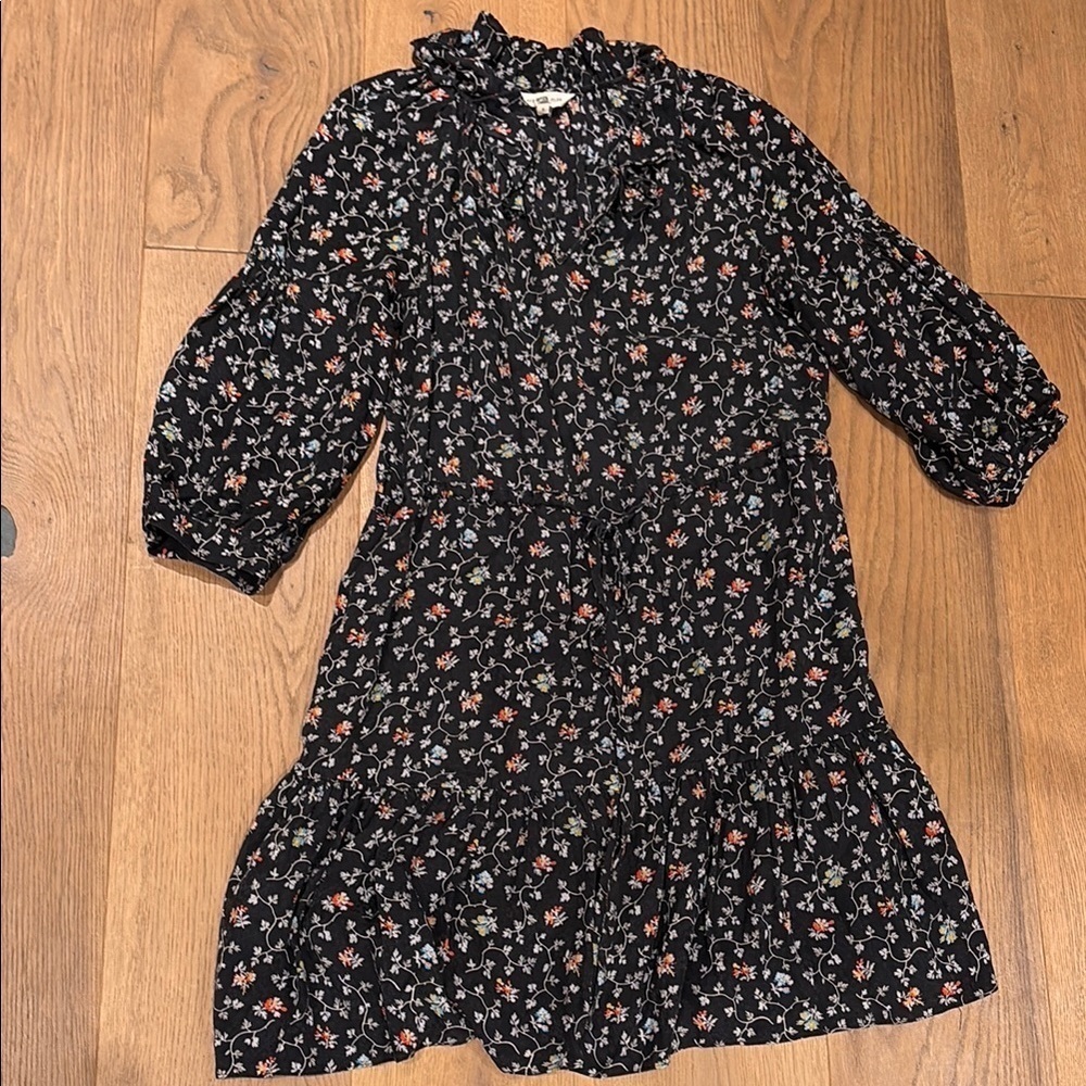 Rebecca Taylor floral silk dress size 8